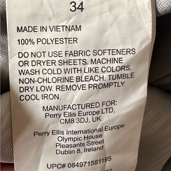 NWT Grand Slam Men's Flat Front 9" Golf Short with Expandable Waistband Sz 34 - Picture 5 of 6